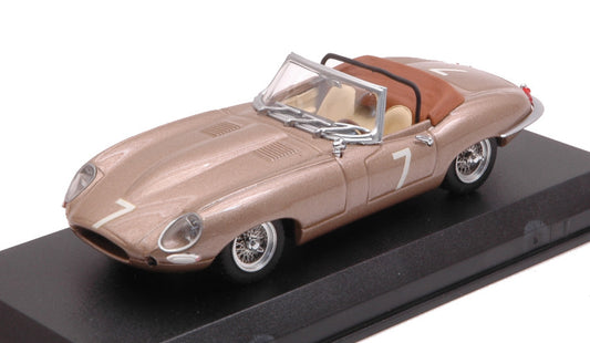 Best Model - JAGUAR E SPIDER N.7 RACES DEL MAR USA 1961 W.BARNITZ 1:43 - Cod. BT9459