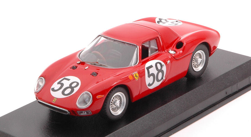 Best Model - FERRARI 250 LM N.A.R.T. N.58 LM 1964 J.RINDT-D.PIPER 1:43 - Cod. BT9478-2