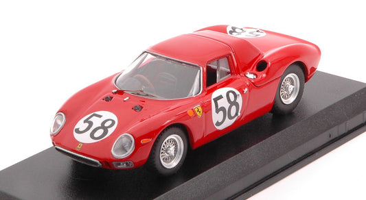 Best Model - FERRARI 250 LM N.A.R.T. N.58 LM 1964 J.RINDT-D.PIPER 1:43 - Cod. BT9478-2