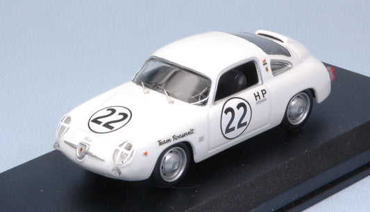Best Model - FIAT ABARTH 750 ZAGATO N.22 WINNER 4 H SEBRING 1960 P.RICHARDS 1:43 - Cod. BT9485