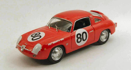 Best Model - FIAT ABARTH 750 ZAGATO N.80 WINNER SEBRING 1961GLERTZ-LIESS 1:43 - Cod. BT9487