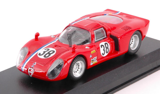 Best Model - ALFA ROMEO 33.2 N.38 LM TEST 1968 GOSSELIN-TROSCH 1:43 - Cod. BT9502