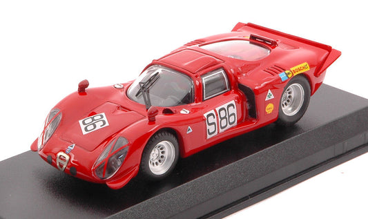 Best Model - ALFA ROMEO 33.2 N.86 15th NURBURGRING 1969 VACCARELLA-DE ADAMICH 1:43 - Cod. BT9514