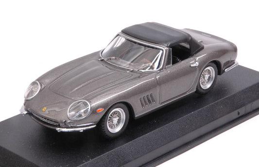 Best Model - FERRARI 275 GTB/4 NART SPYDER CLOSED SILVERGUN 1:43 - Cod. BT9538