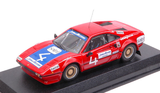 Best Model - FERRARI 308 GTB COUPE N.4 59th DAYTONA 1978 MALLET-ROM.-BONDURANT 1:43 - Cod. BT9543