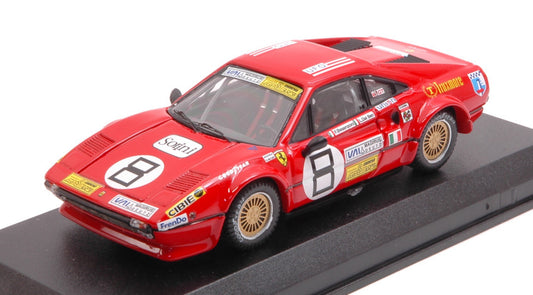 Best Model - FERRARI 308 GTB N.8 53th 24H DAYTONA 1978 BESENZONI-DAL BEN-WEVER 1:43 - Cod. BT9550