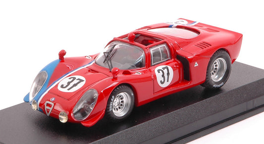 Best Model - ALFA ROMEO 33.2 N.37 TEST LE MANS 1968 GOSSELIN-TROSCH 1:43 - Cod. BT9551