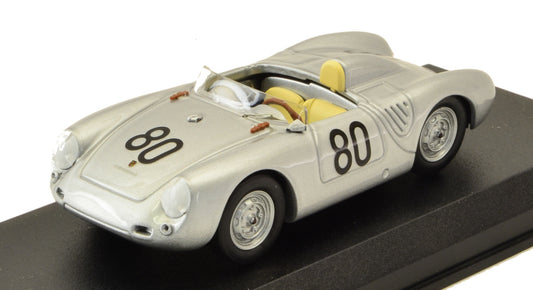 Best Model - PORSCHE 550 RS N.80 TARGA FLORIO 1958 SCARLATTI-BARTH 1:43 - Cod. BT9751