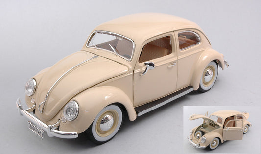 Burago - VW KAFER BEETLE 1955 CREAM 1:18 - Cod. BU12029CR