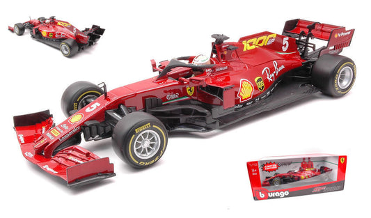 Burago - FERRARI F1 SF1000 N.5 1000th TUSCANY GP 2020 SEBASTIAN VETTEL 1:18 - Cod. BU16808VM