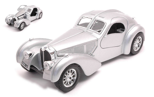 Burago - BUGATTI ATLANTIC 1936 SILVER 1:24 - Cod. BU22092S