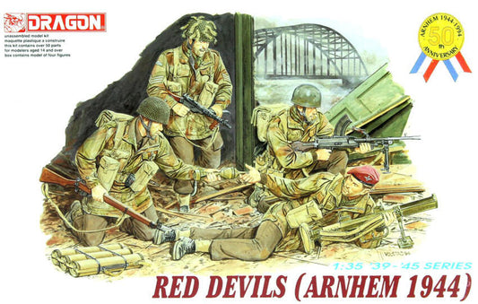 Dragon - RED DEVILS 1944 SOLDATINI KIT 1:35 - Cod. D6023