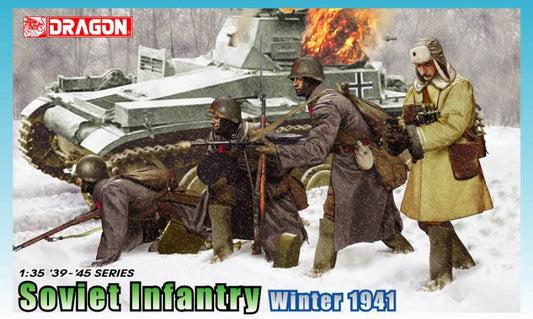 Dragon - SOVIET INFANTRY WINTER 1941 KIT 1:35 - Cod. D6744