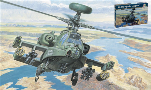 Italeri - ELICOTTERO AH-64 D APACHE KIT 1:72 - Cod. IT0080