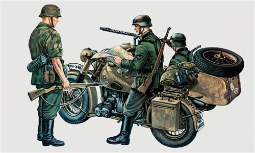 Italeri - BMW R 75 WITH SIDE CAR MOTO KIT 1:35 - Cod. IT0315