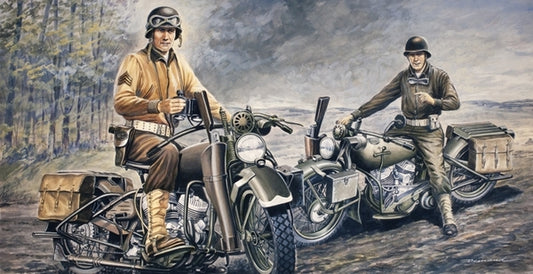 Italeri - U.S.MOTORCYCLES WWII KIT 1:35 - Cod. IT0322