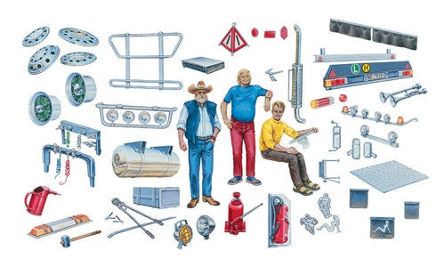 Italeri - ACCESSORI TRUCK KIT 1:24 - Cod. IT0720