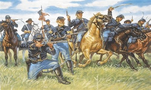 Italeri - UNION CAVALRY THE BLUE JACKETS KIT 1:72 - Cod. IT6013
