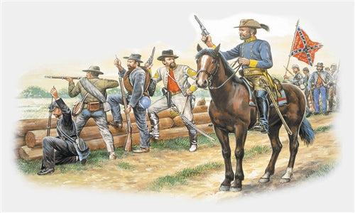Italeri - CONFEDERATE INFANTRY THE GRAYS KIT 1:72 - Cod. IT6014