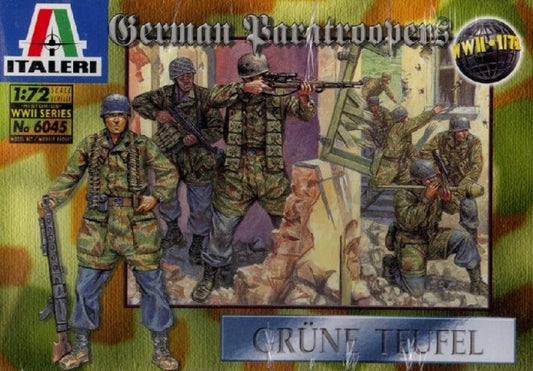 Italeri - WWII GERMAN PARATROOPERS KIT 1:72 - Cod. IT6045
