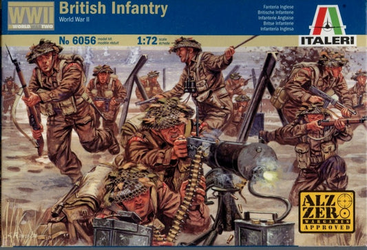 Italeri - WWII BRITISH INFANTRY KIT 1:72 - Cod. IT6056