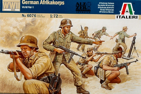 Italeri - WW II GERMAN AFRIKA KORPS KIT 1:72 - Cod. IT6076