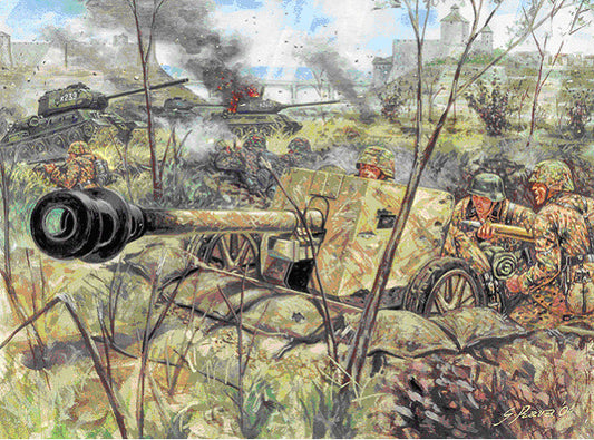 Italeri - GERMAN PAK 40 GUN W/SERVANT KIT 1:72 - Cod. IT6096