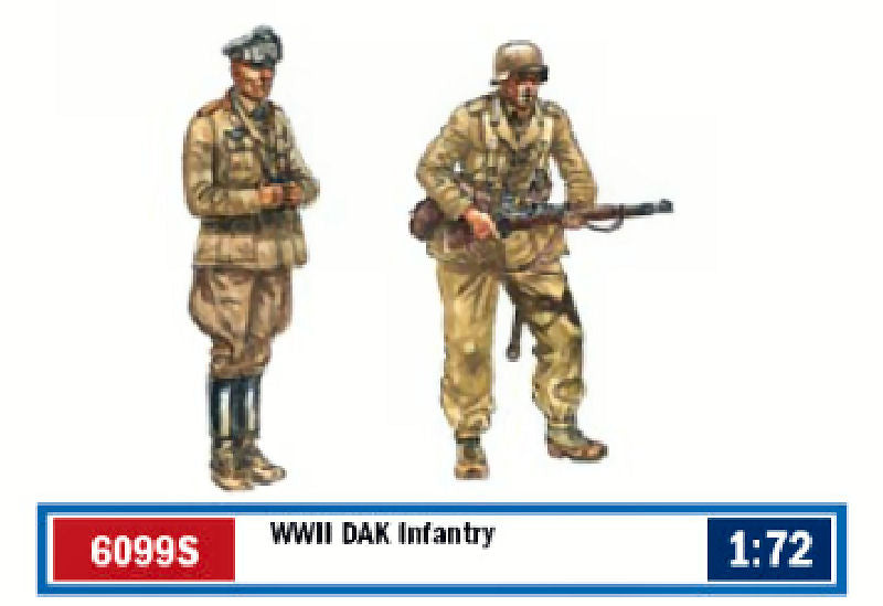 Italeri - WWII DAK INFANTRY KIT 1:72 - Cod. IT6099