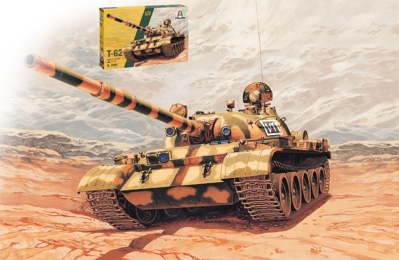 Italeri - T 62 RUSSIAN MAIN BATTLE TANK KIT 1:72 - Cod. IT7006