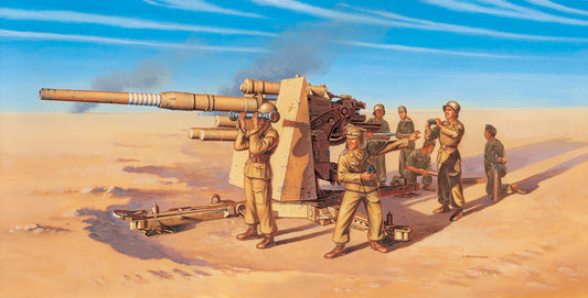 Italeri - 8,8 cm FLAK 37 GUN W/CREW KIT 1:72 - Cod. IT7512