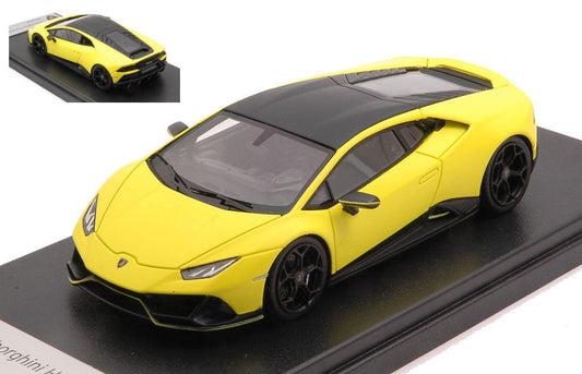 Looksmart - LAMBORGHINI HURACAN EVO FLUO CAPSULE CLARUS YELLOW 1:43 - Cod. LS498FCC