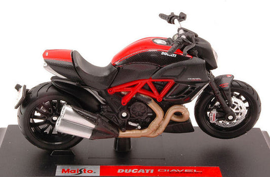 Maisto - DUCATI DIAVEL CARBON/RED 1:18 - Cod. MI10115R