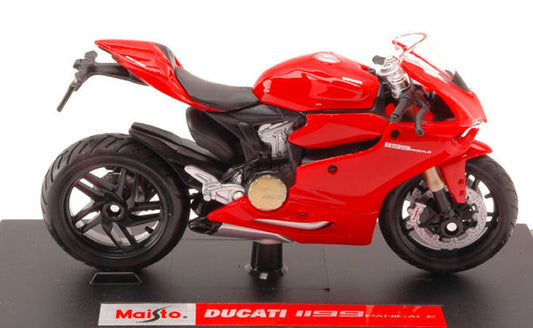 Maisto - DUCATI 1199 PANIGALE 2012 RED 1:18 - Cod. MI11092R