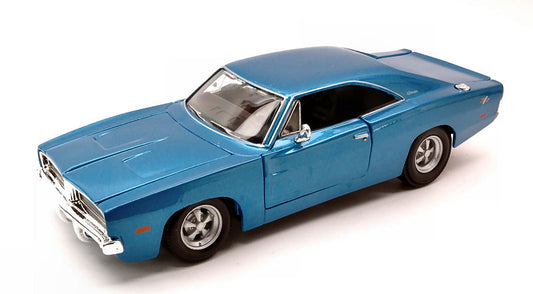 Maisto - DODGE CHARGER R/T 1969 METALLIC BLUE 1:25 - Cod. MI31256BL
