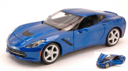 Maisto - CORVETTE STINGRAY 2014 BLUE 1:24 - Cod. MI31505