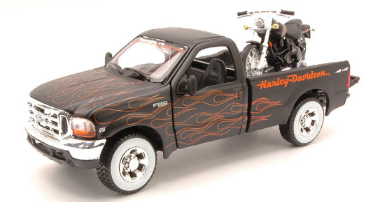 Maisto - FORD F-350 SUPER DUTY PICK UP HARLEY DAVIDSON 1:24 - Cod. MI32181