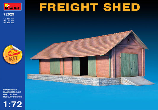 Miniart - FREIGHT SHED KIT 1:72 - Cod. MIN72029