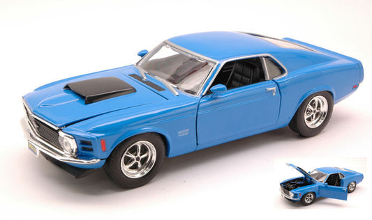 Motormax - FORD MUSTANG BOSS 429 1970 BLUE 1:24 - Cod. MTM73303BL