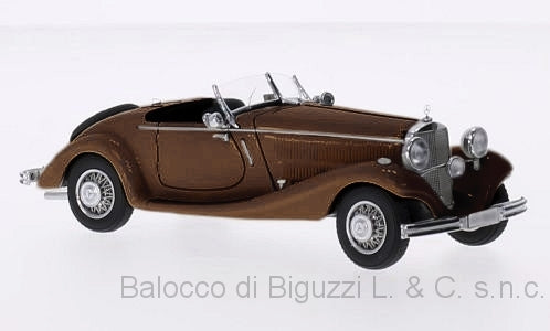 Neo Scale Models - MERCEDES 290 ROADMASTER W18 1937 DARK BROWN 1:43 - Cod. NEO45013