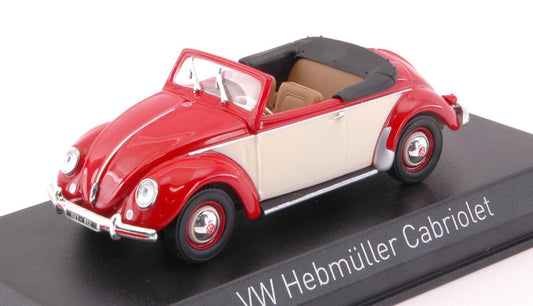Norev - VW HEBMULLER 1949 RED & CREAM 1:43 - Cod. NV840022