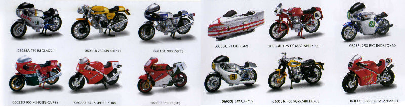 New Ray - DUCATI STORICHE 12 ASSORTITE SCALA 1:32 - Cod. NY06037