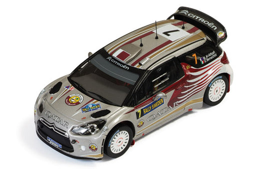Ixo Model - CITROEN DS3 WRC N.7 21st SWEDEN 2012 ATTIYAH-BERNACCHINI 1:43 - Cod. RAM503