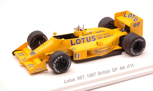 Reve Collection - LOTUS 99T S.NAKAJIMA 1987 N.11 4th GR.BRITAIN GP W/DECALS 1:43 - Cod. REVE70182
