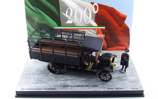 Rio - FIAT 18 BL I PRIMI AUTOMEZZI DELL'ARMA W/2 FIGURES ED.LIM.PCS 200 1:43 - Cod. RI0200-3D