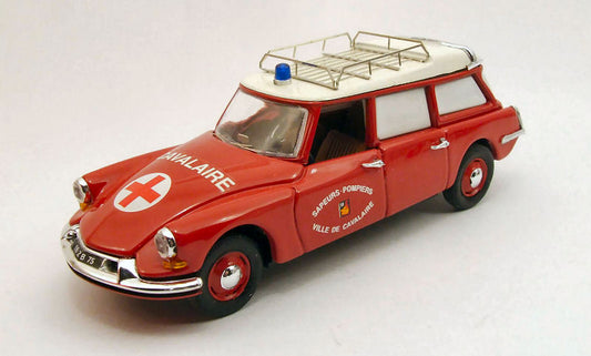 Rio - CITROEN ID 19 BREAK 1962 AMBUL.POMPIERI 1:43 - Cod. RI4314
