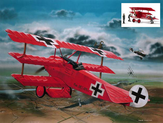 Revell - FOKKER DR.I BARONE ROSSO VON RICHTOFEN KIT 1:28 - Cod. RV04744