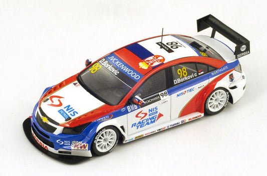 Spark Model - CHEVROLET CRUZE N.98 HUNGARORING WTCC 2014 D.BORKOVIC 1:43 - Cod. S2465