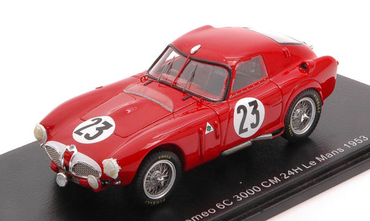 Spark Model - ALFA ROMEO 6C 3000 CM N.23 LM 1953 K.KLING-F.RIESS 1:43 - Cod. S4704