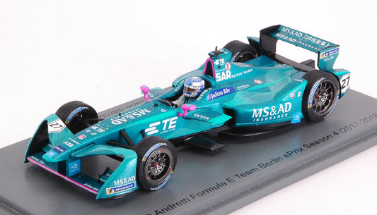 Spark Model - MS&AD ANDRETTI N.27 BERLIN FORMULA E (2017-2018) S.SARRAZIN 1:43 - Cod. S5940