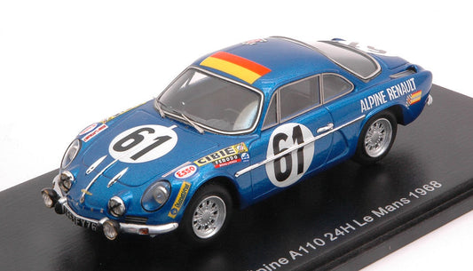 Spark Model - ALPINE A110 N.61 LM 1968 M.NUSBAUMER-J.BOURDON 1:43 - Cod. S6102